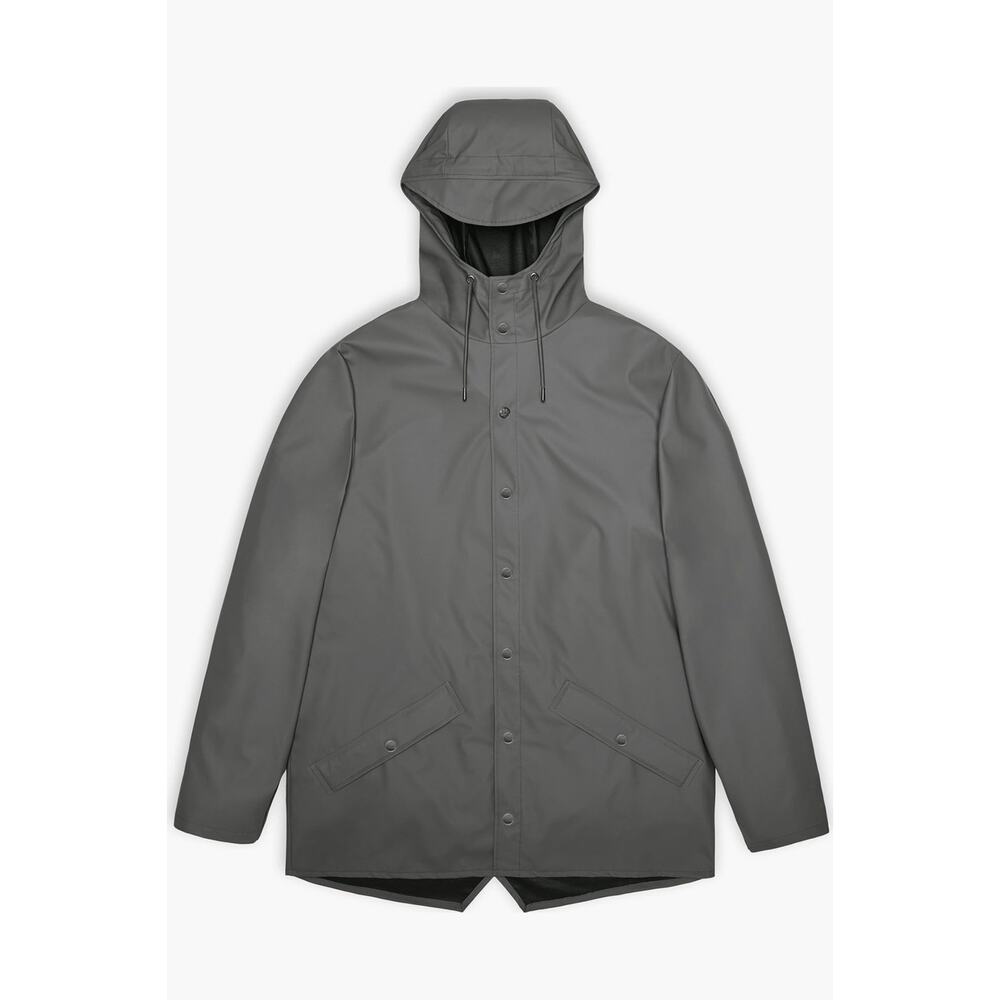 New Rains storm breaker jacket w3 coat gray - Picture 3 of 6